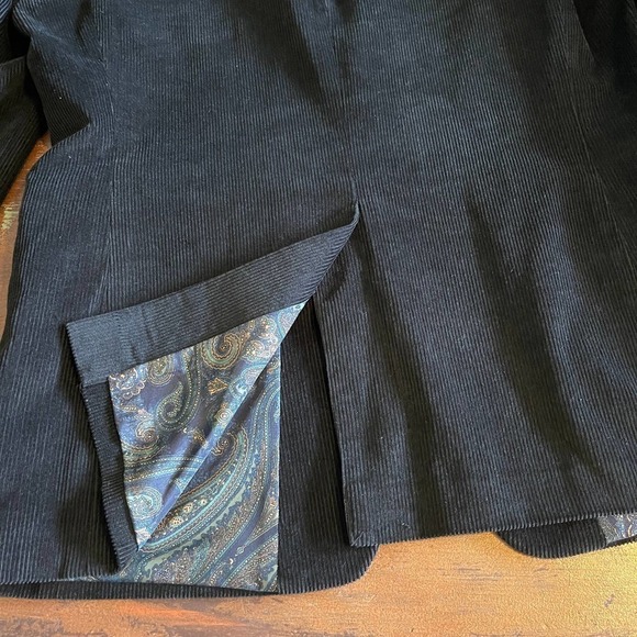 VTG Lauren Ralph Lauren Men's Corduroy Two Buttons Blazer Chocolate Brown 40L - Picture 8 of 11